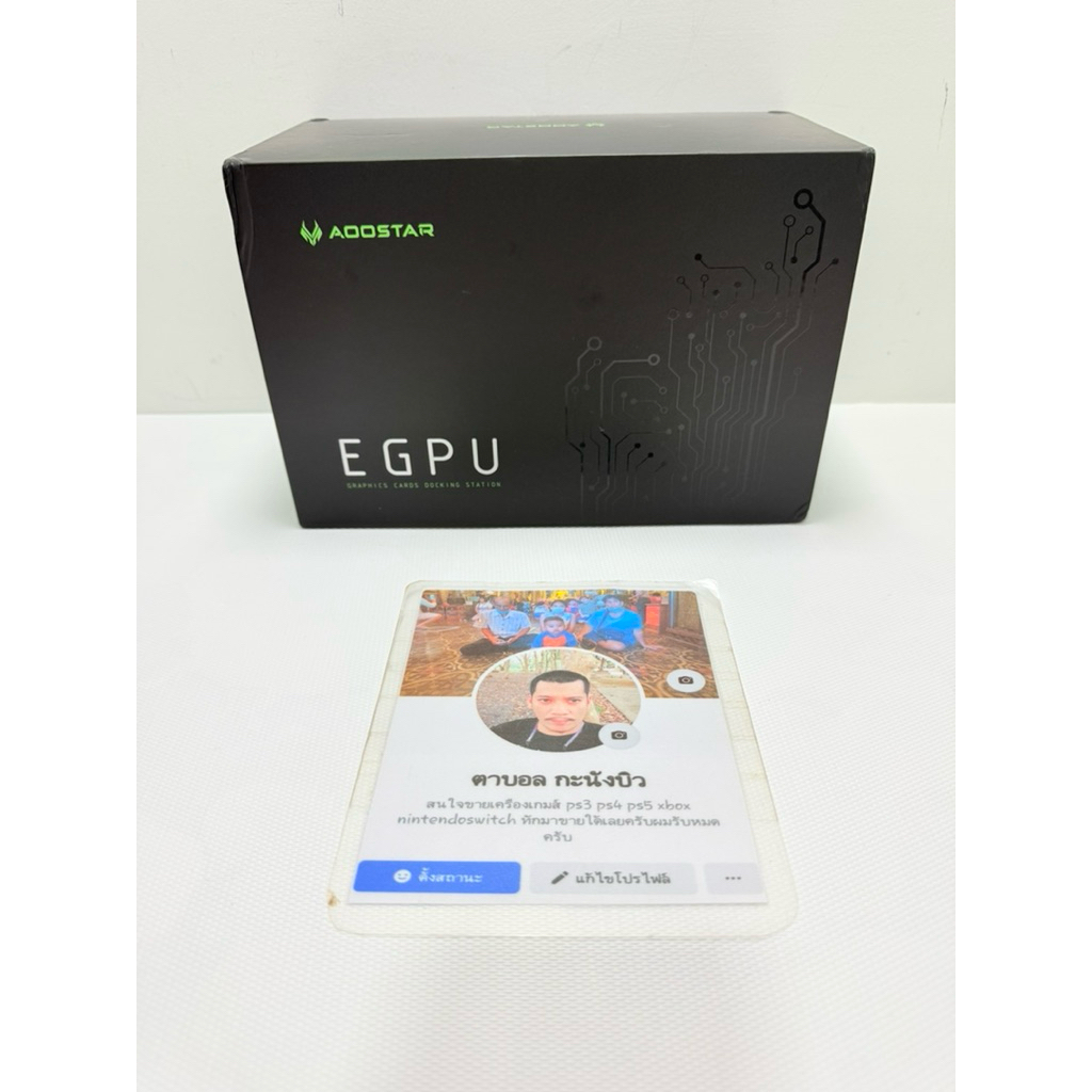 Egpu  Aoostar  7600Xt สินค้ามือสองสภาพดี