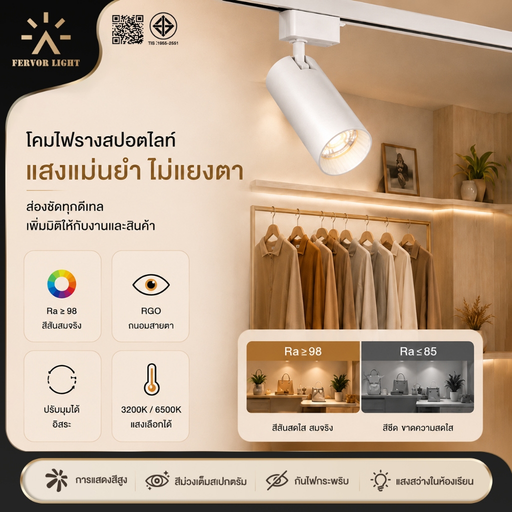 Track Light ไฟแทรคไลท์ Led ไฟเพดาน ไฟติดเพดาน รางไฟ led สปอตไลท์ 60/150W ไลท์เพดานสปอต ไฟแต่งห้อง