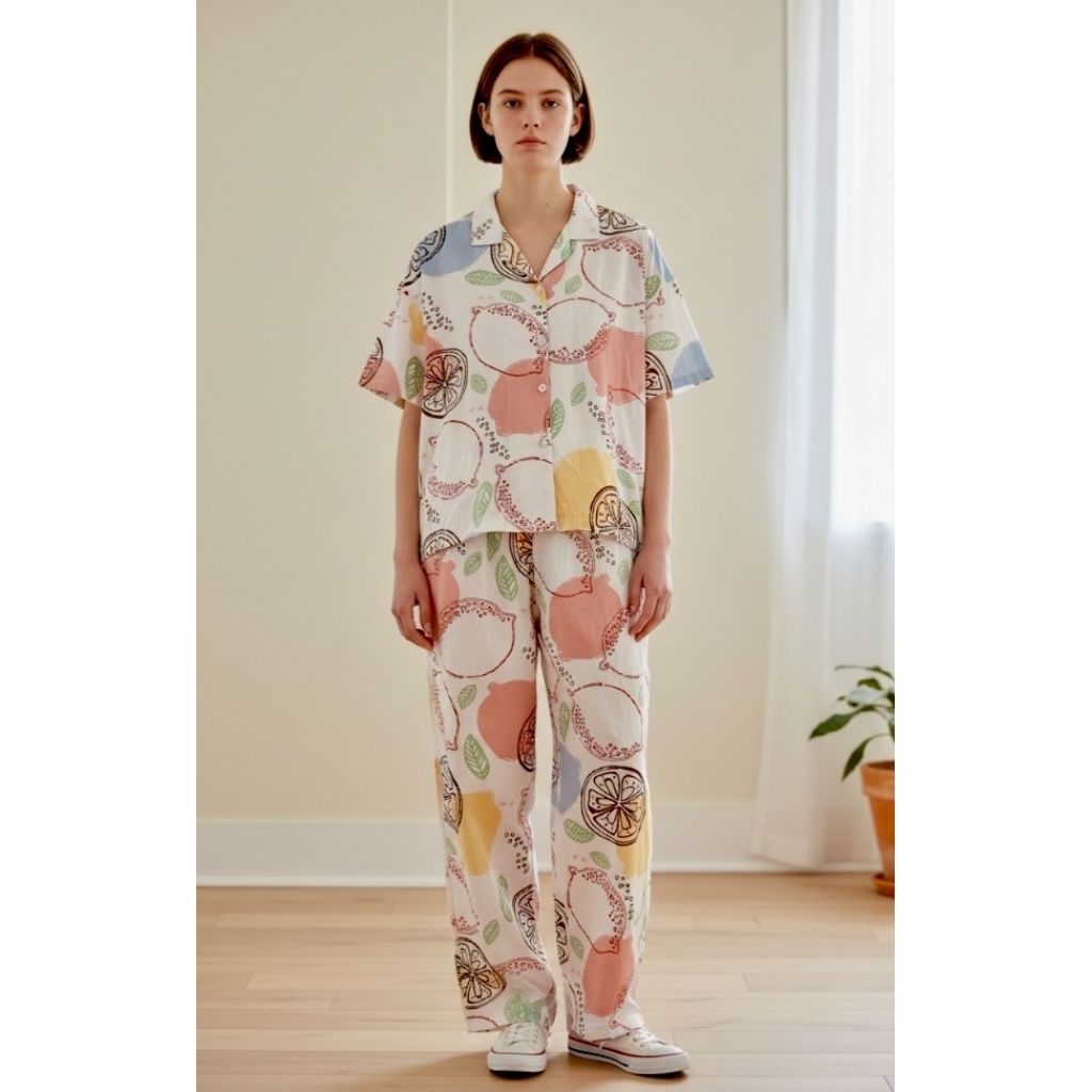 Muslin Pajamas ผ้าcottonบางเบาใส่