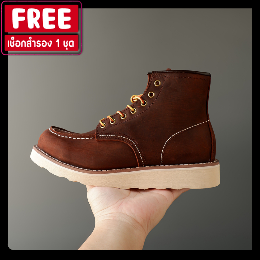 [ พร้อมส่งจากไทย ] รองเท้าหนังแท้ McQUEEN 875 moc toe รองเท้าหนังหัวจีบ – โปรปัง