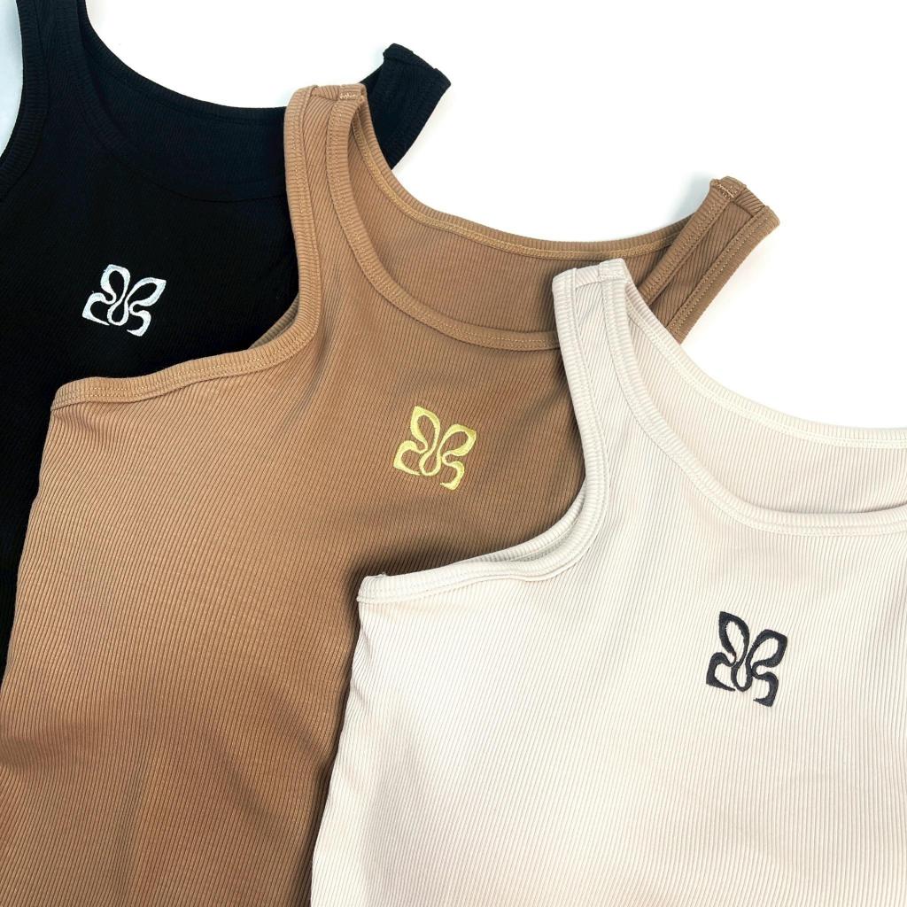 ANGELBRABRA - เสื้อกล้ามพร้อมบรา เก็บทรง Candy Cloud Tank
