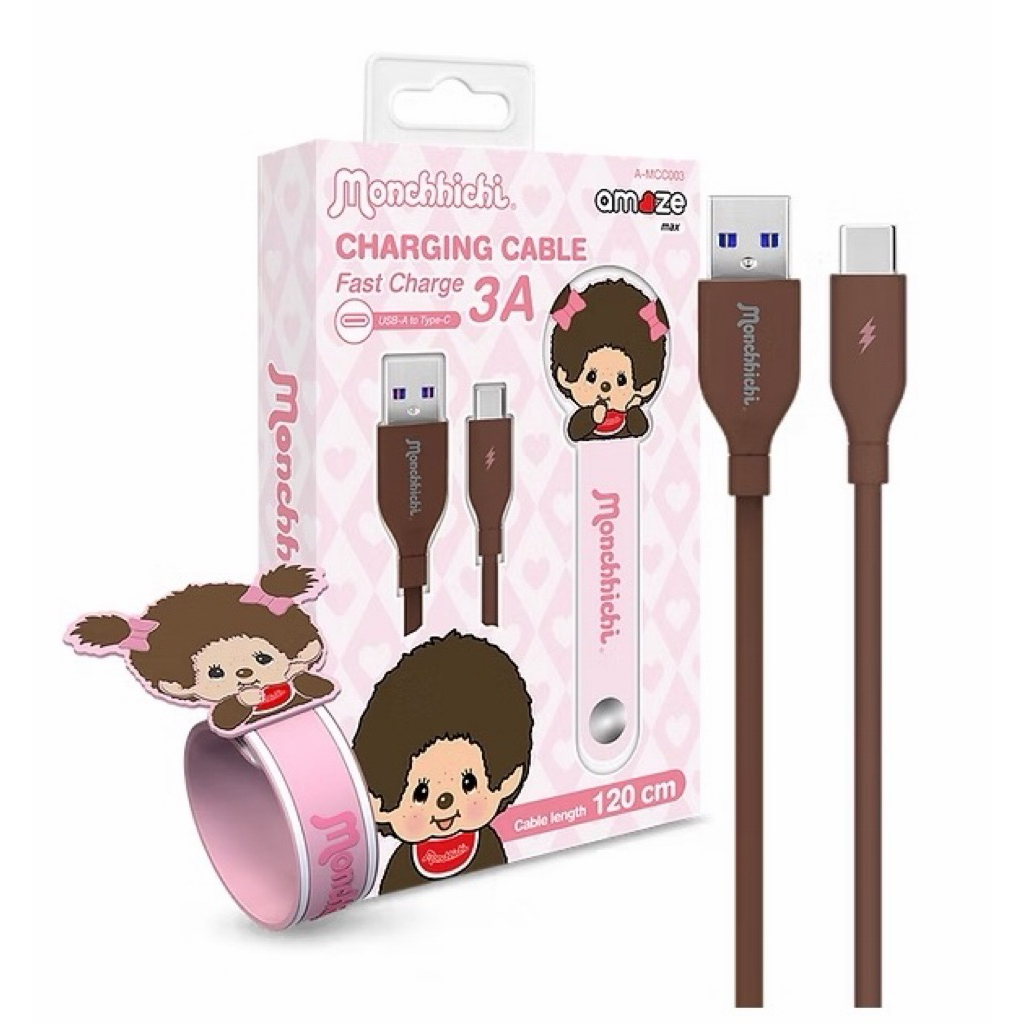 Monchhichi สายชาร์จ Type-C ลิขสิทธิ์แท้