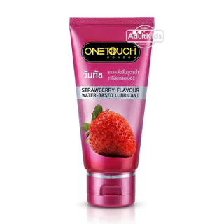onetouch gel 75ml เจลหล่อลื่น วันทัช สูตรน้ำ กลิ่นสตรอเบอรี่ กลิ่นธรรมชาติ กลิ่นช๊อคโกแลต 75 มล