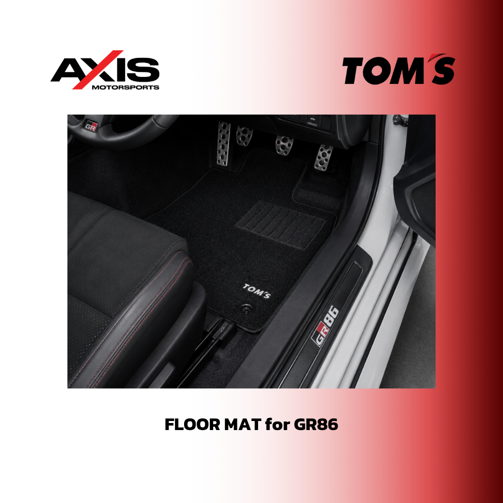 TOM'S RACING FLOOR MAT for GR86