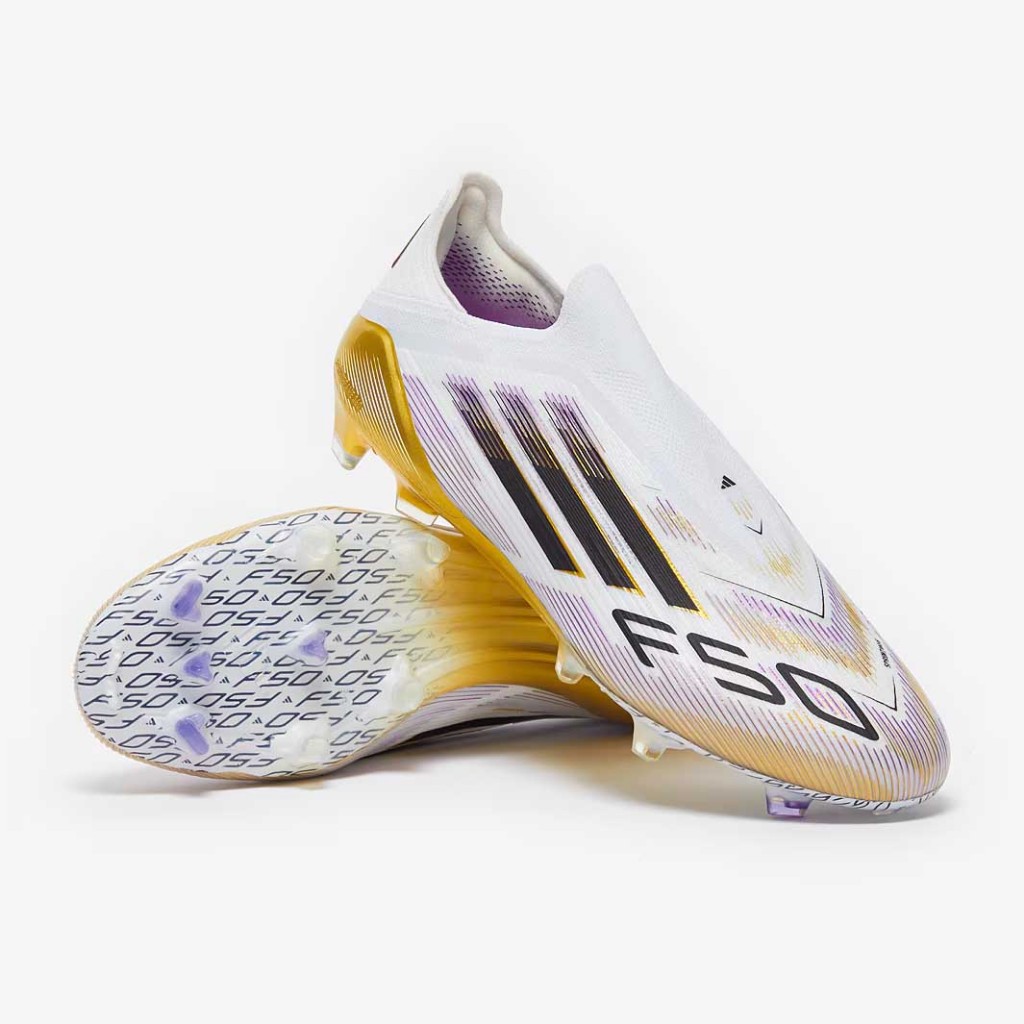 สตั๊ด รองเท้าฟุตบอลไร้เชือก Adidas F50 Elite Laceless FG