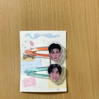 กิ๊บติดผม รูปหน้าศิลปิน งานอคริลิค มีแบบคู่และแบบเดี่ยว