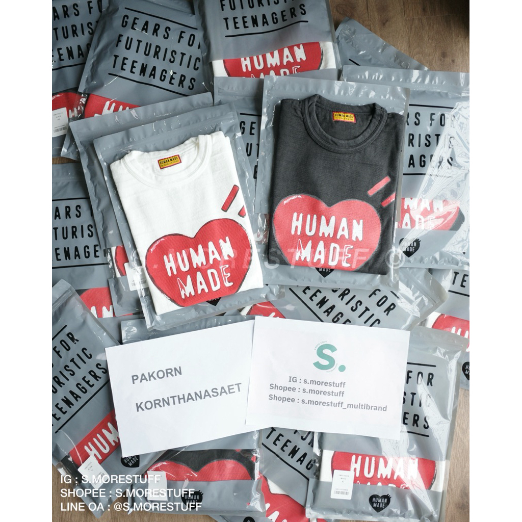HUMAN MADE. GRAPHIC T-SHIRT หัวใจแดง 2026-2 (HM31TE016)