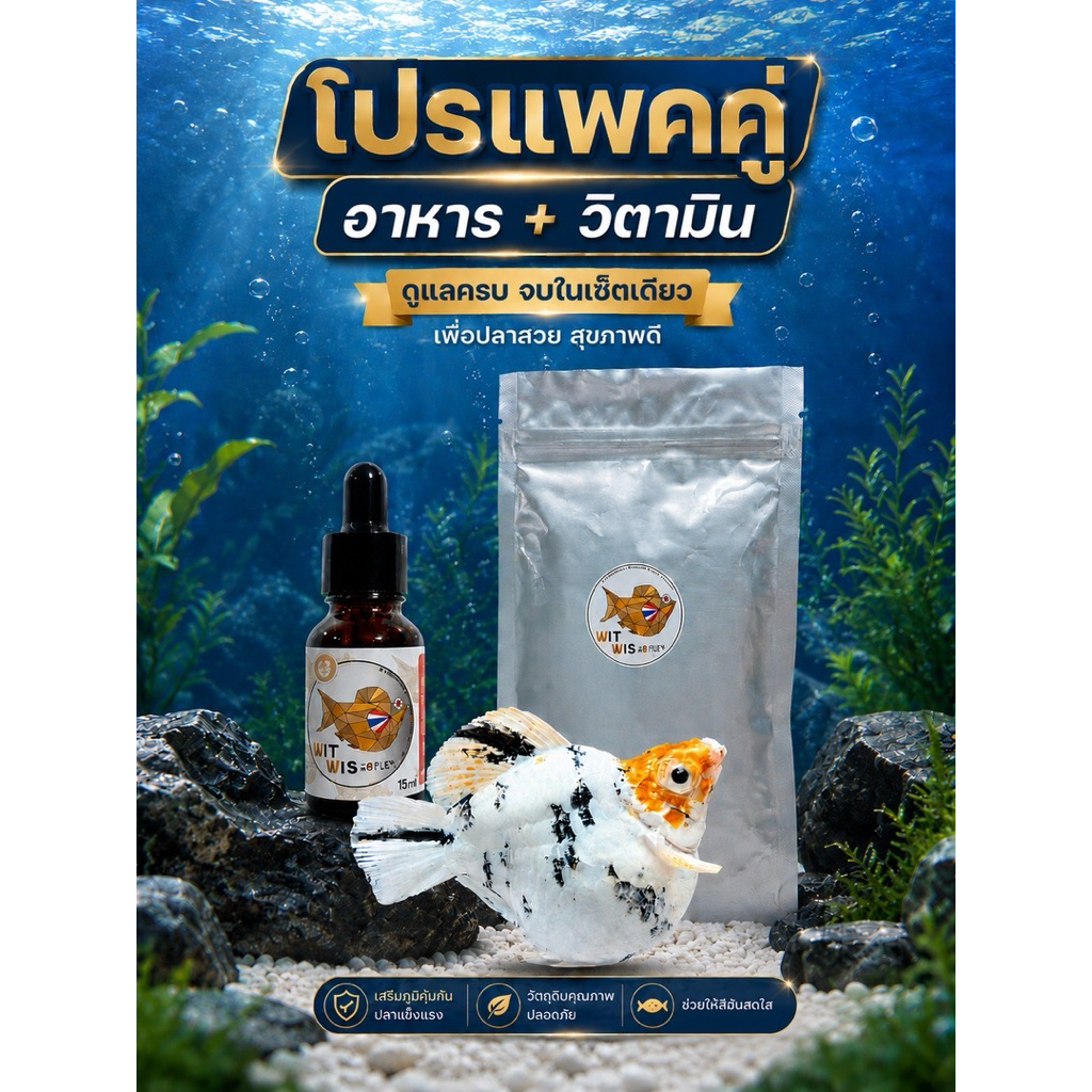 Vitamin+thức ăn witwis power boots