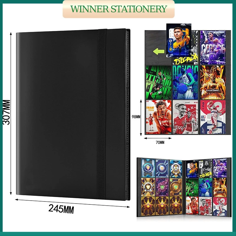 แฟ้มสะสมการ์ด สมุดใส่การ์ด 4/9 ช่อง ใส่การ์ดได้ 160/360/540ใบ