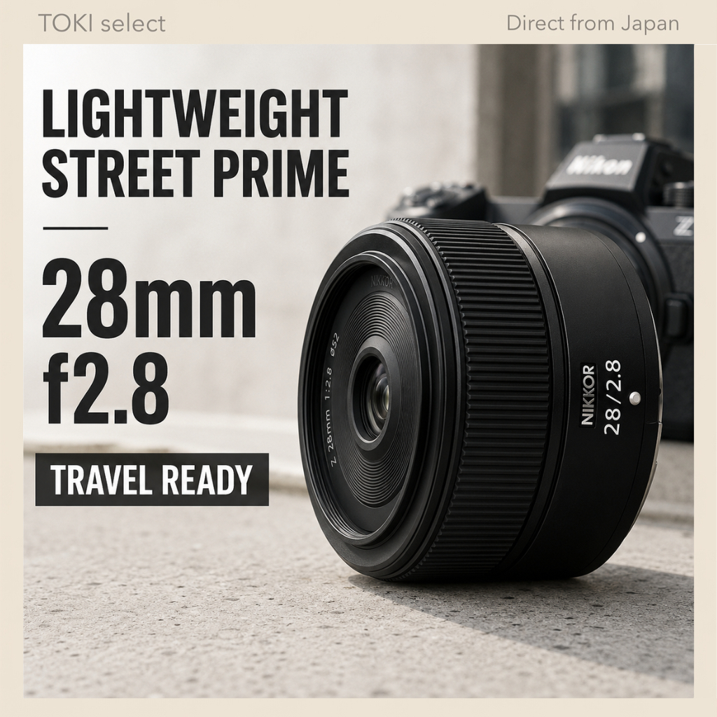 Nikon NIKKOR Z 28mm f2.8 Prime Lens Full Frame Lightweight Street Travel Lens