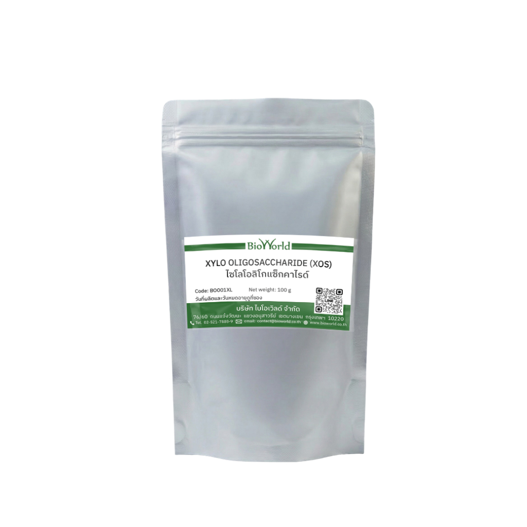 Xylo oligosaccharide (XOS) (ไซโลโอลิโกแซ็กคาไรด์) ขนาด 500 กรัม และ 1000 กรัม