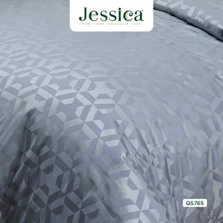 Jessica Jacquard Silk Shine 500 เส้นด้าย QS765 ชุดเครื่องนอน ผ้าปูที่นอน ผ้าห่มนวม ผ้าทอลายเรียบหรู สามารถป้องกันไรฝุ่น