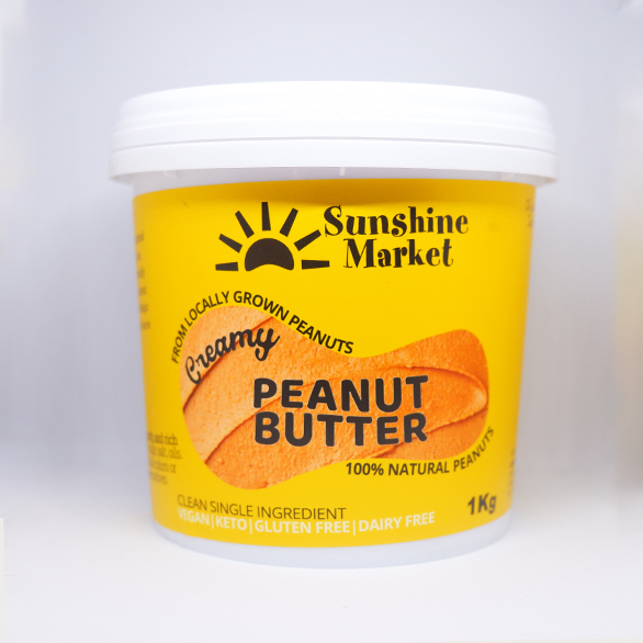 เนยถั่วครีมมี่ Creamy Peanut Butter 1kg  | Sunshine Market