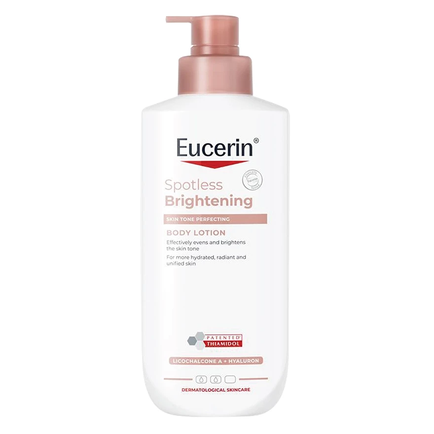 Eucerin SPOTLESS BRIGHTENING SKIN TONE PERFECTING BODY LOTION 400ml บอดี้โลชั่นบำรุงผิวกระจ่างใส thumbnail 3