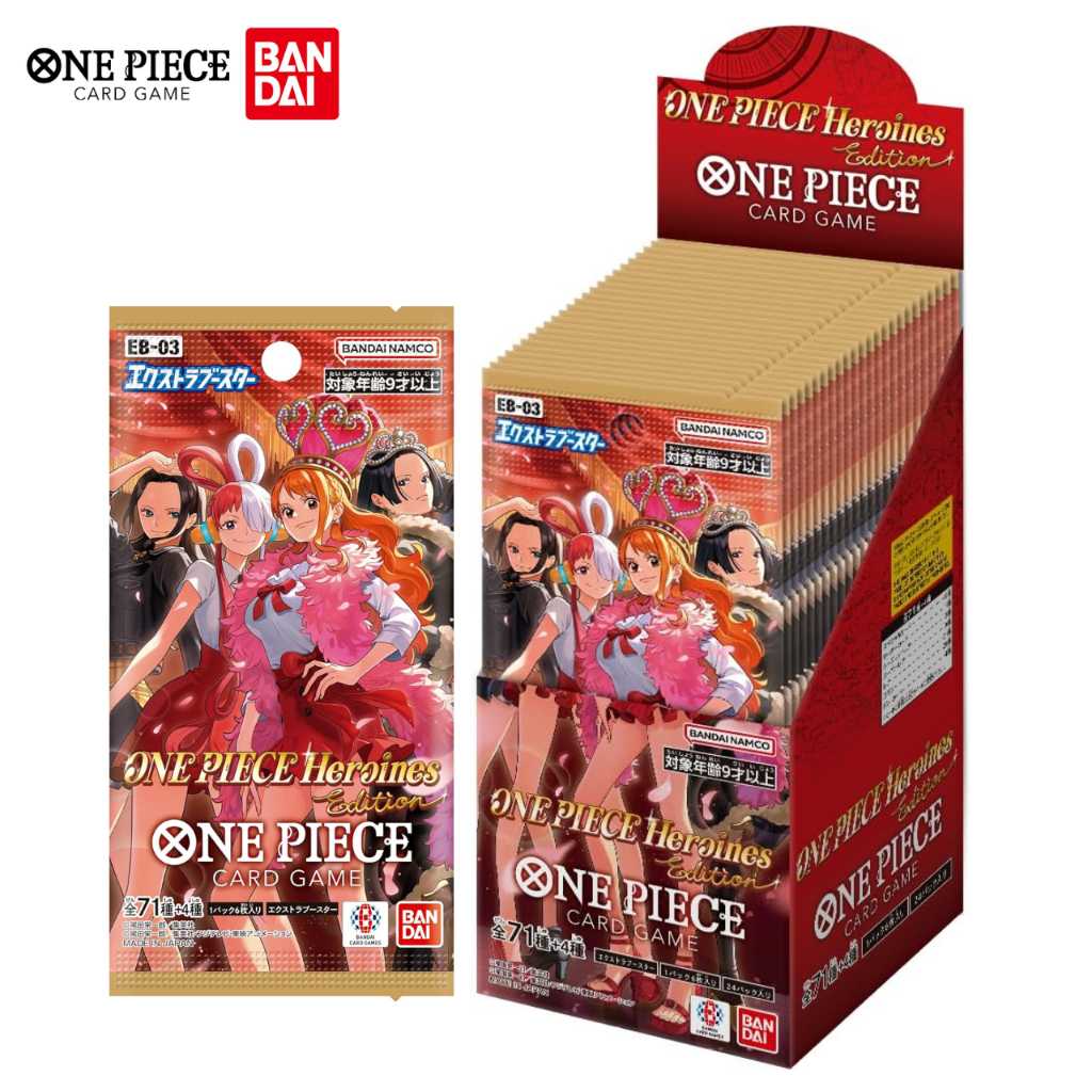 BANDAI ONE PIECE Card Game Extra Booster ONE PIECE Heroines Edition [EB-03]