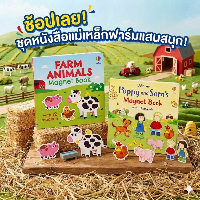 DKTODAY หนังสือ USBORNE MAGNET BOOK SERIES