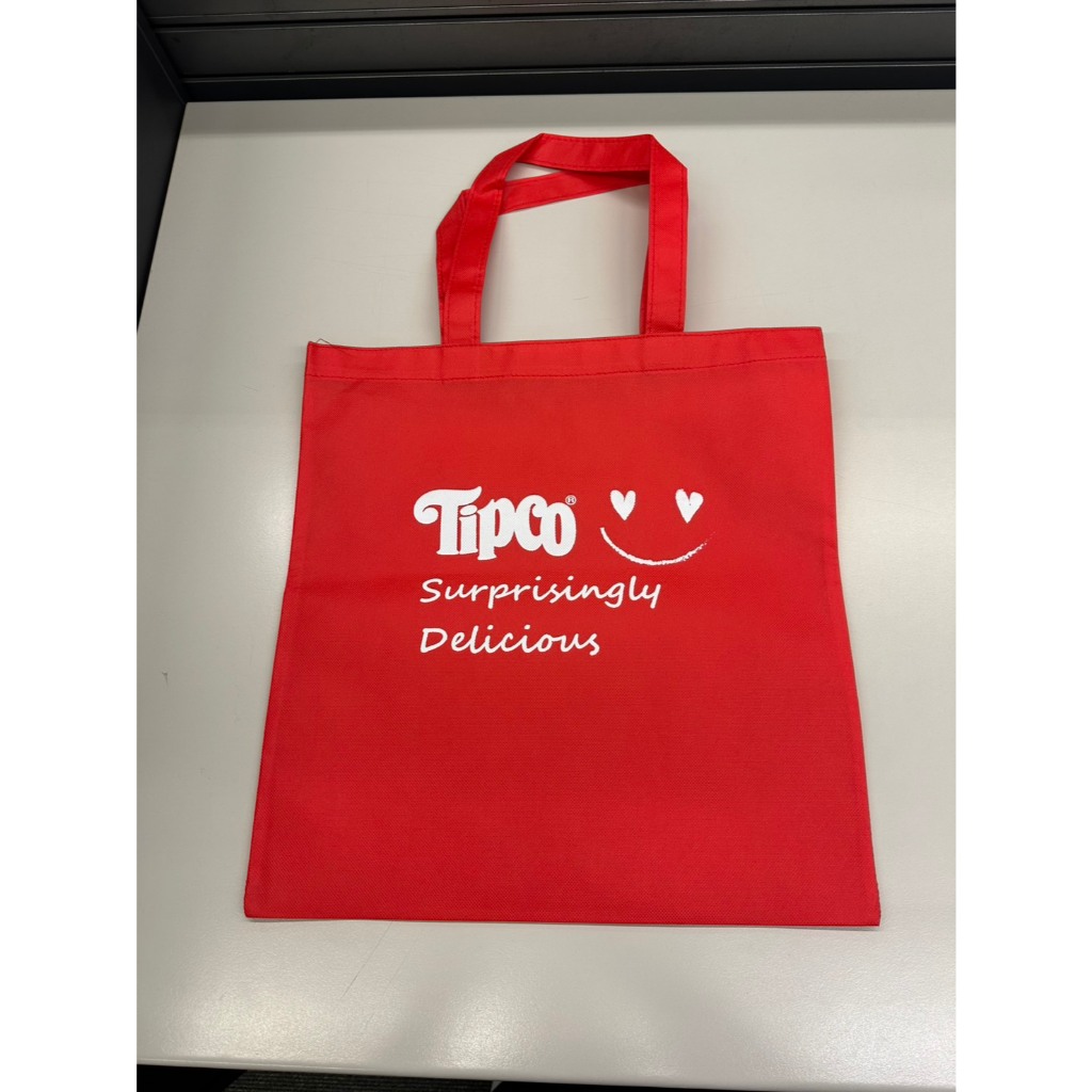(GWP  สินค้าของแถมห้ามจำหน่าย ) กระเป๋า Shopping bag Tipco สีแดง