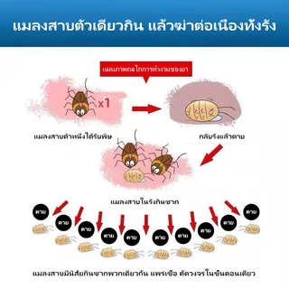 [ซื้อ 1 แถม 1] เจลกำจัดแมลงสาบ กำจัดยกรัง ประสิทธิภาพสูง ราคาถูกที่สุด คุ้มค่ามาก เห็นผลไวภายในคืนเดียว! 8 ชิ้น