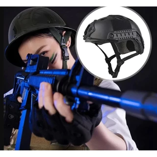 【คุณภาพสูง】หมวกกันน็อค ทหาร ยุทธวิธี Tactical Swat CS สายรัดABS มีสีให้เลือกหลากหลาย