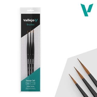 [ ส่งฟรี 🔥 ] วาเลโฮ พู่กัน Vallejo Hobby Brushes พู่กันระบายสี มีหลายแบบให้เลือก (แบบ Set)