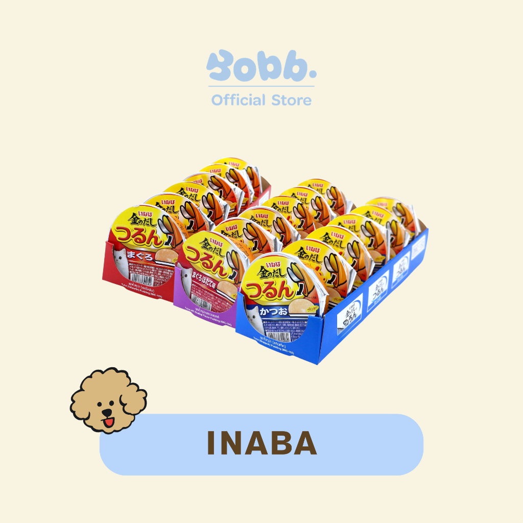 อาหารแมวพุดดิ้ง INABA 6ถ้วย อาหารสำหรับแมว