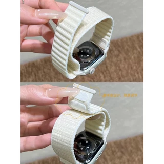 พร้อมส่ง สายผ้า Nylon ขนนุ่น ใช้ได้กับ Smart Watch 11 10 9 8 7 6 5 4 3 2 1 Se Ultra CD5GPro AI11 H26mini CO10mini WS11