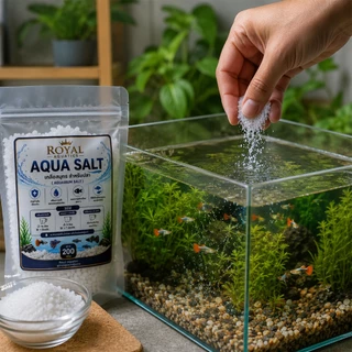 Royal Aquatics เกลือสมุทรสำหรับปลา Aqua Salt เกลือตู้ปลา ปรับสภาพน้ำ ปลาหางนกยูง ปลากัด ปลาสวยงาม