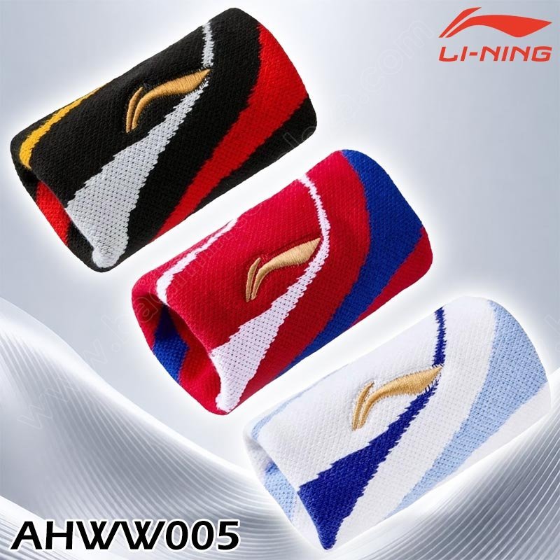 【 ของแท้ 💯% 】ผ้ารัดข้อมือซับเหงื่อ หลี่หนิง CHINA YOUTH TEAM COMPETITION EDITION (AHWW005)