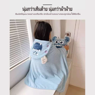 ผ้าห่มมีฮู้ดสำหรับผู้หญิง ผ้าคลุมไหล่และผ้าห่มลายการ์ตูนอนิเมะสีชมพูหวานๆ เหมาะสำหรับบ้านและสำนักงาน