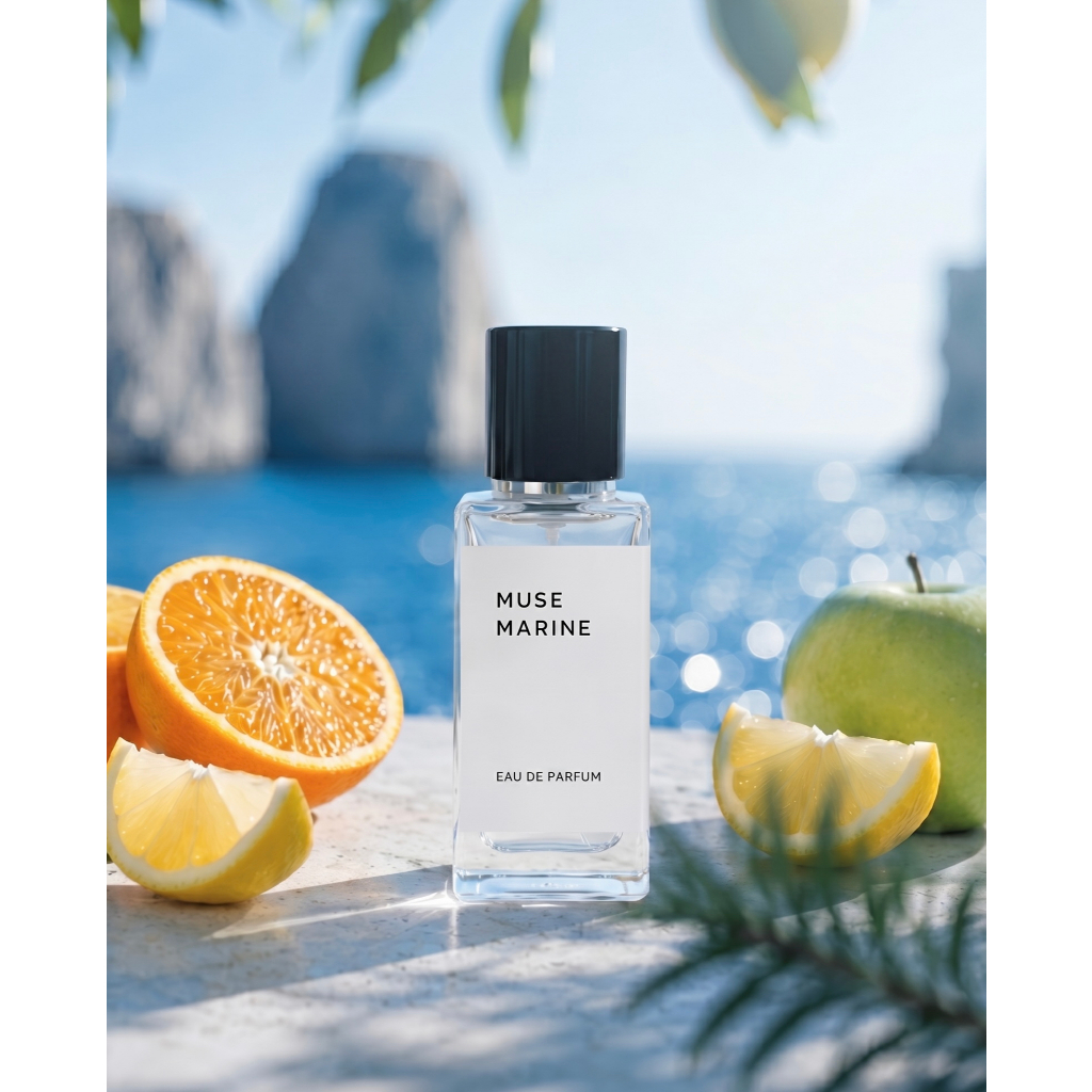 LE HORM Muse Marine - น้ำหอม กลิ่นแนว Citrus Floral ที่เปิดด้วยความสดชื่นของเลมอน 20ml