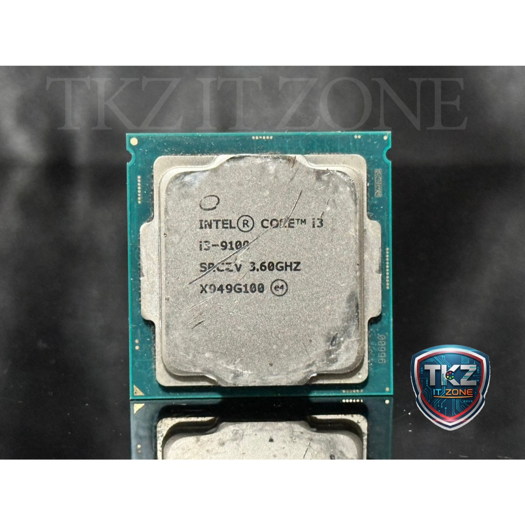 ซีพียู(CPU) intel core i3 9100 สภาพไม่สวย มือสอง (socket 1151V2)