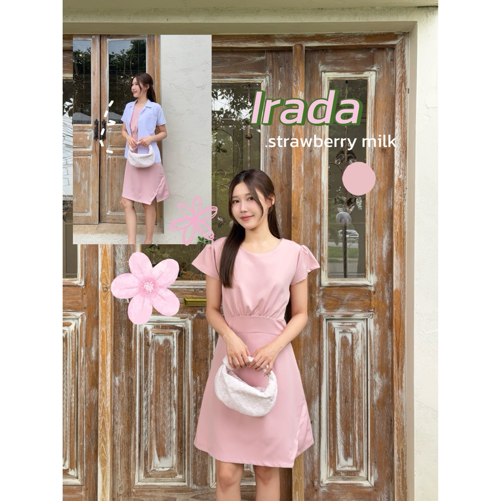 (พร้อมส่ง) mdd IRADA dress ชุดทำงาน minimal สุดหรู ลุคแพงมาก ตัวเดียวจบ