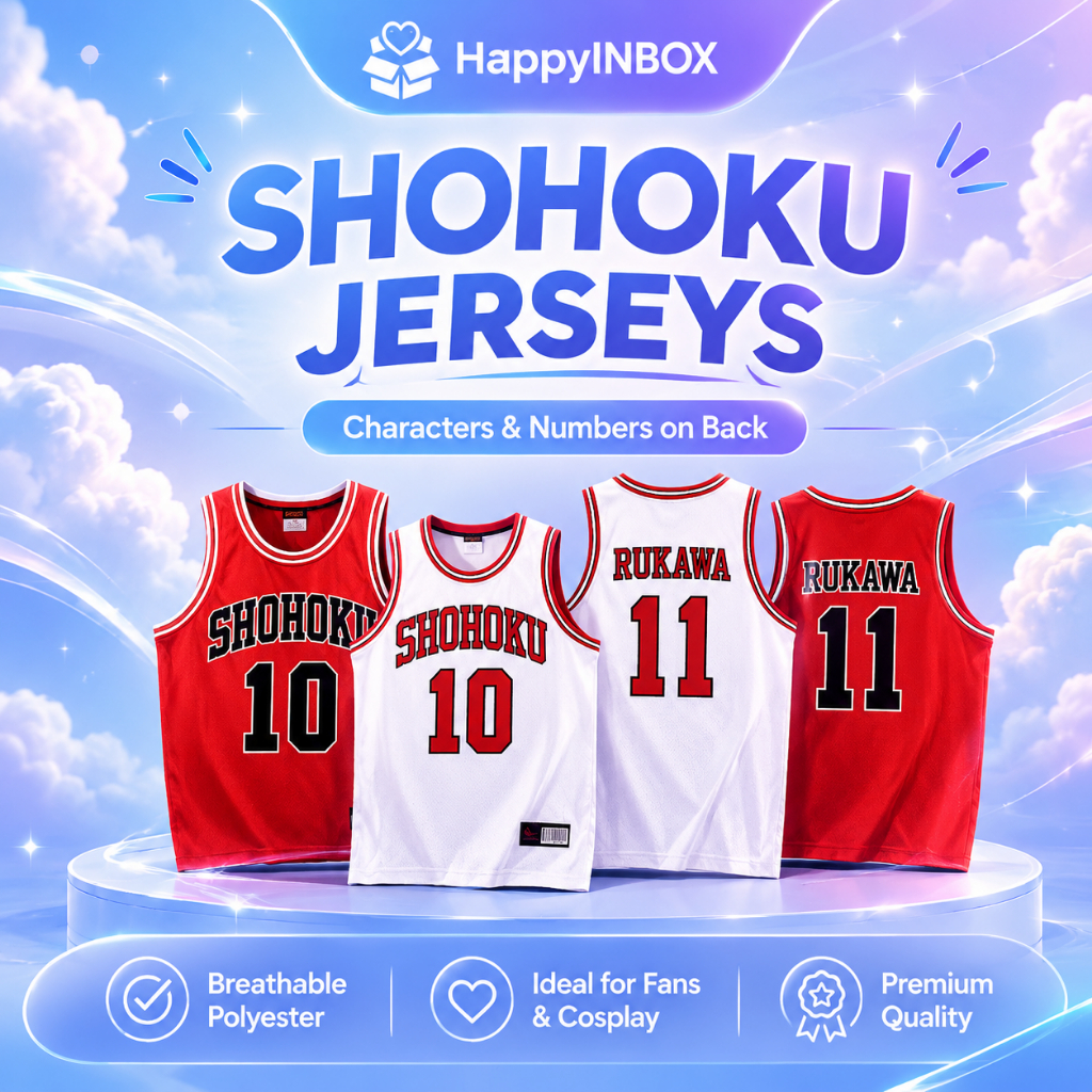 Shohoku Basketball Jersey Slam Dunk Sakuragi & Rukawa Cosplay Tank Top
