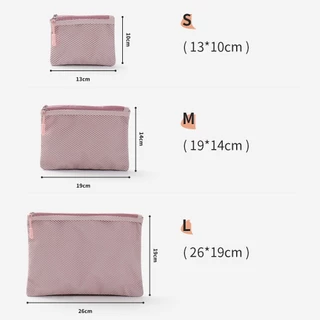 ShopAt.Two[BG6807] กระเป๋าใส่เครื่องใช้ส่วนตัวและเครื่องสำอาง ถุงเก็บของอเนกประสงค์ พกพาสะดวก