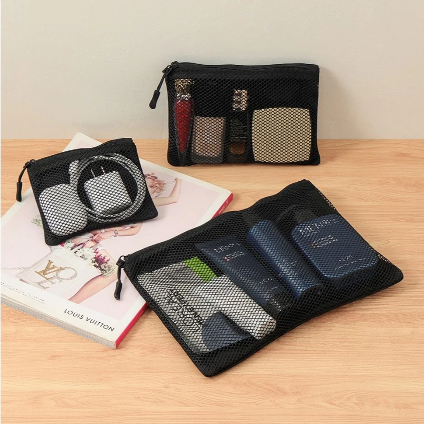 ShopAt.Two[BG6807] กระเป๋าใส่เครื่องใช้ส่วนตัวและเครื่องสำอาง ถุงเก็บของอเนกประสงค์ พกพาสะดวก