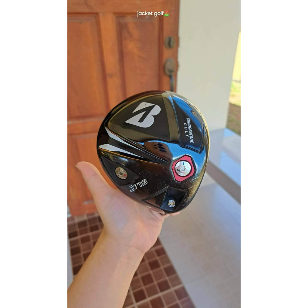 ไม้กอล์ฟ มือสองสภาพดี หัวไดรเวอร์ Bridgestone J715 B3 (460cc.) Loft 9.5 พร้อมสลีฟ