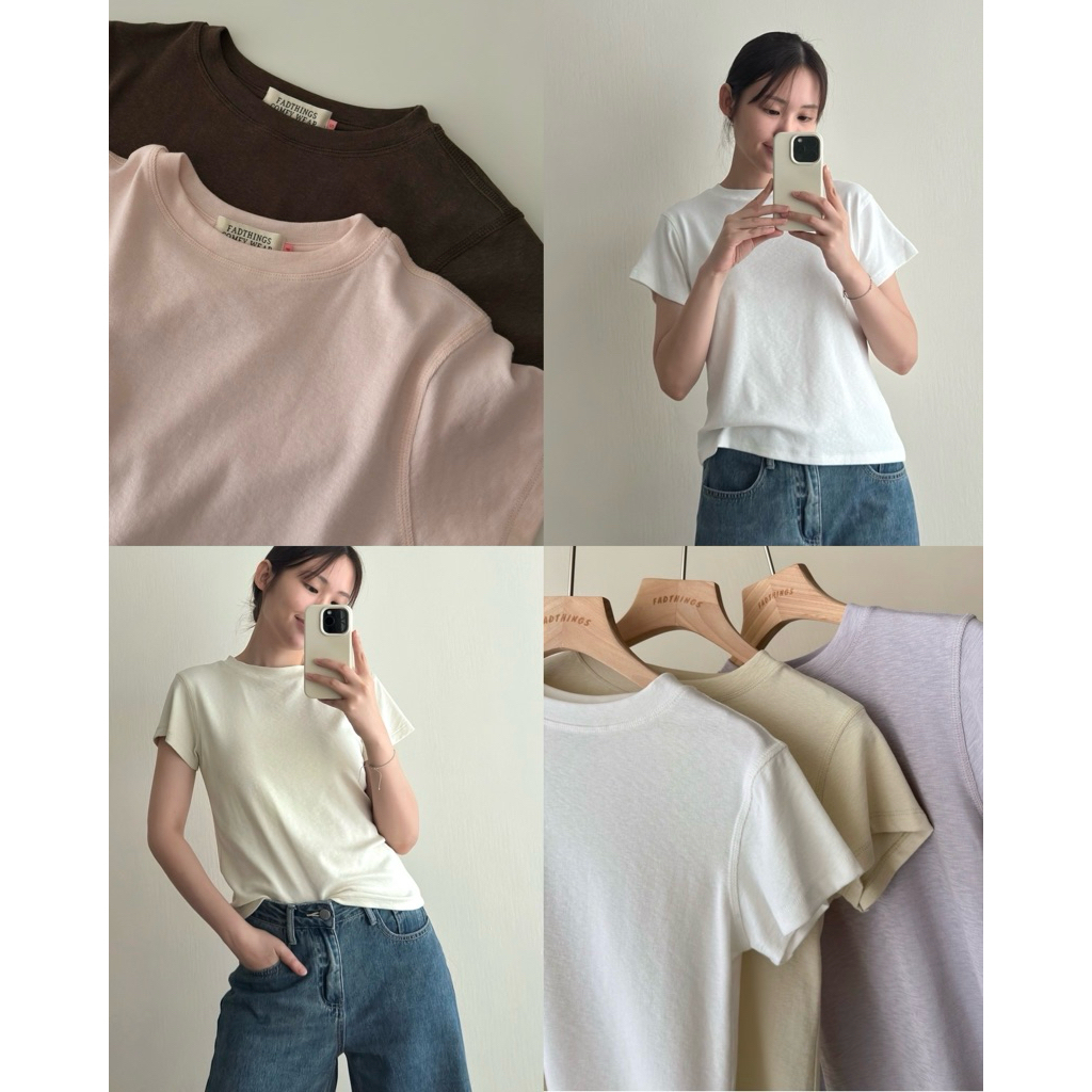 FADTHINGS  : tamago jersey tee 🍙🩵