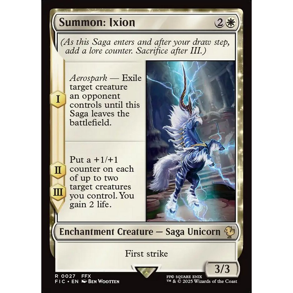 [Final Fantasy Commander] - (FIC) - (R) - [Summon: Ixion] - [2025] - (052026)