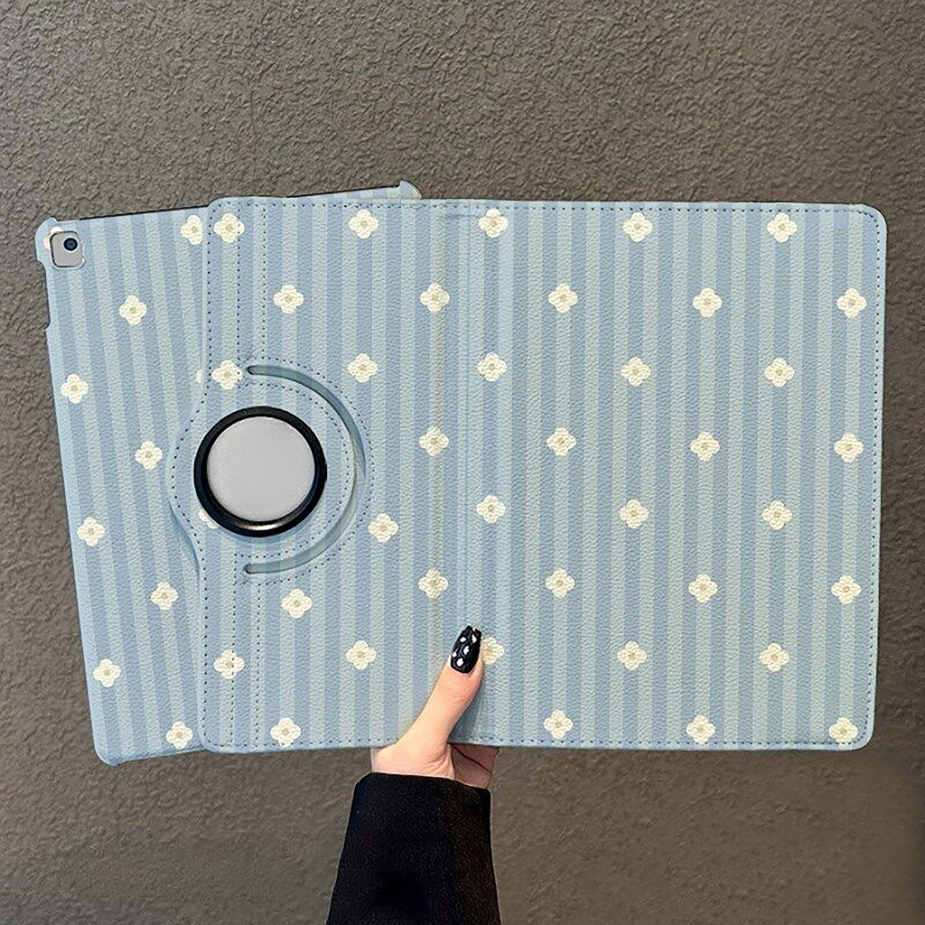 🌻24 ชั่วโมง🌻เคสiPadหมุน 360°Gen11 Gen10 Air8 Gen9 10.2 Flower เคส iPad Air7 Air6 Gen12 Pro11/13 Air5