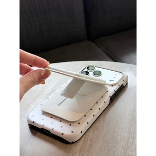 Oxygendog Wallet Magnetic สกีนลาย DD ซองใส่บัตรแบบหนัง ตั้งพับเก็บได้ สำหรับเคสมือถือที่เป็นแม่เหล็ก