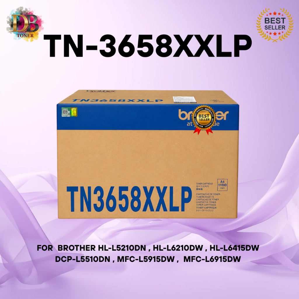 Brother TN-3658XXLP สำหรับเครื่อง HL-L5210DN/ L5210DW/ L6210DW/ L5915DW