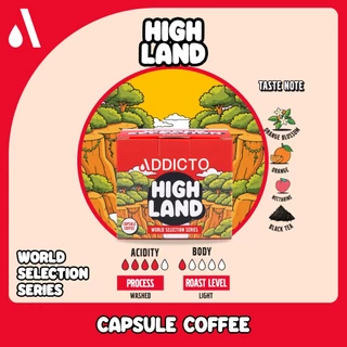 กาแฟแคปซูล ADDICTO I Capsule coffee I ใช้กับเครื่อง Nespresso ได้ I 8 รสชาติ คั่วอ่อน คั่วกลาง คั่วเข้ม หอมกรุ่น