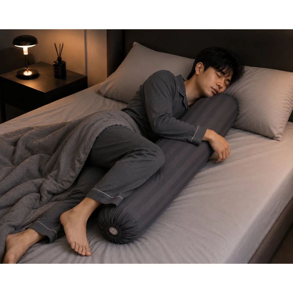 ปลอกหมอนข้าง ริ้วสี ผ้า Microfiber ขนาด 14 x 45 นิ้ว thumbnail 9