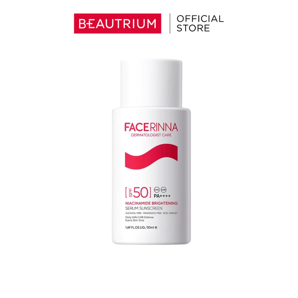 FACERINNA Niacinamide Brightening Serum Sunscreen SPF50 PA++++ กันแดด 50ml