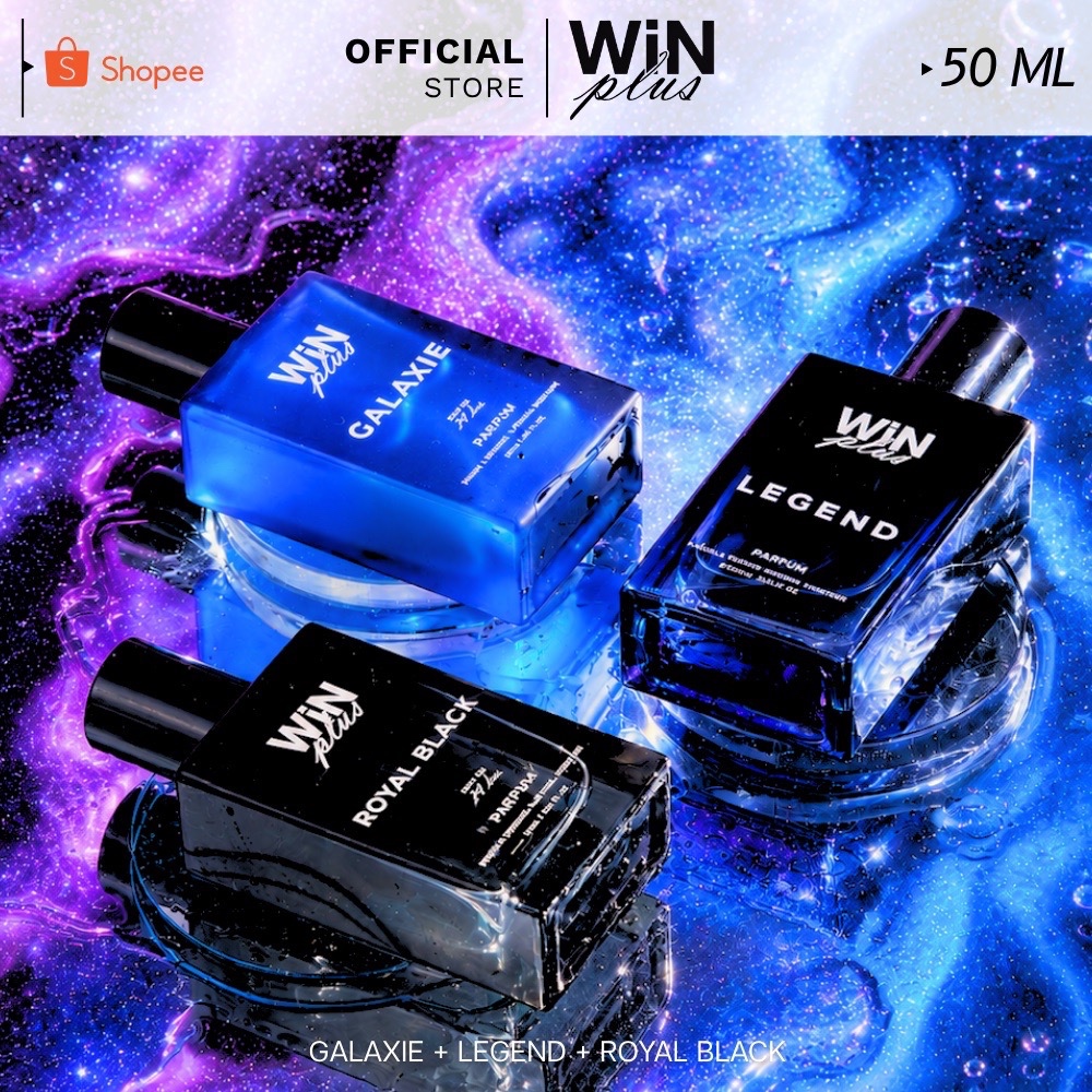 WiNPlus Perfume SET หล่อทุกท่วงท่า (GALAXIE + LEGEND + ROYAL BLACK)