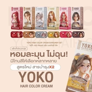 YOKO & KOTA สีย้อมผม มีให้เลือก 2 แบรนด์ (โยโก๊ะ & โคตะ)