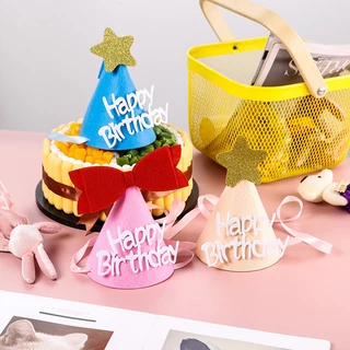(พร้อมส่ง) หมวกวันเกิด หมวกปาร์ตี้ แต่งตัววันเกิด งานวันเกิด