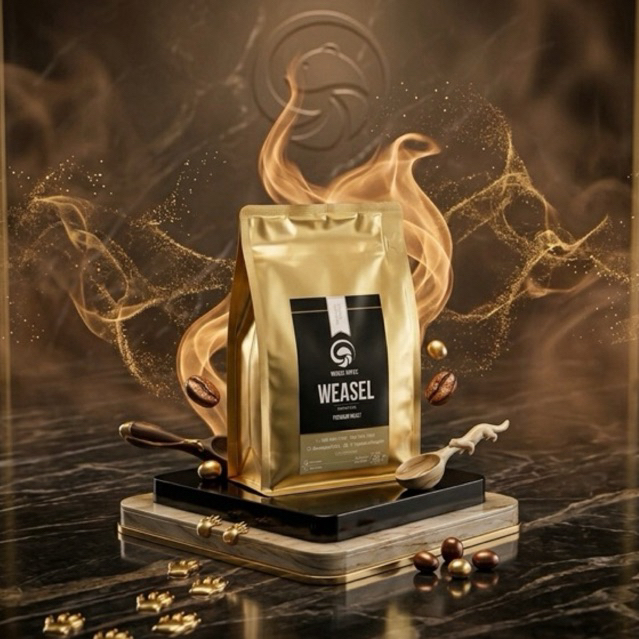 เมล็ดกาแฟขี้ชะมด พรีเมี่ยม แท้ 100% วีเซล คอฟฟี่ WEASEL COFFEE SIGNATURE