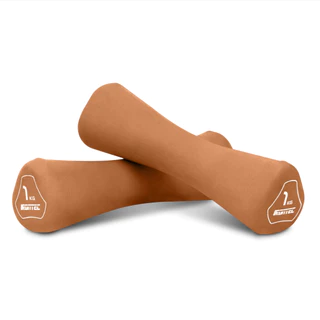 ดัมเบล 1-4KG (1 คู่ ) หุ้มยาง Neoprene สี Chocolate - เครื่องออกกำลังกาย แบรนด์ IRONTEC