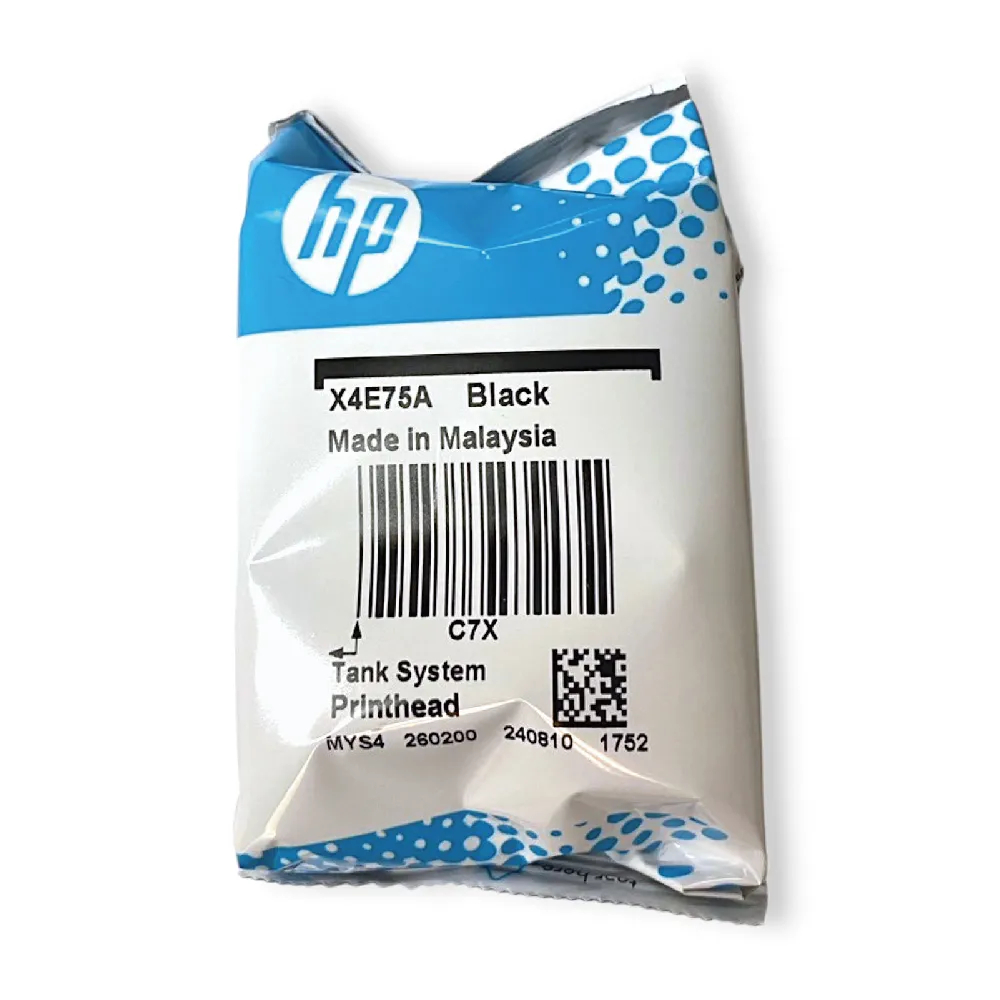 (ของแท้ ไม่มีกล่องคุ้มกว่า!!) หัวพิมพ์ HP  X4E75AA สีดำ สำหรับปริ้นเตอร์ Smart Tank500/Tank515/Tank6